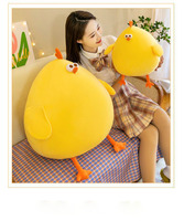 Schattig Sprout & Drumstick Kippenknuffel - Ultra zacht fruitkip knuffeldier, Kawaii metgezelpop voor kinderen & volwassenen