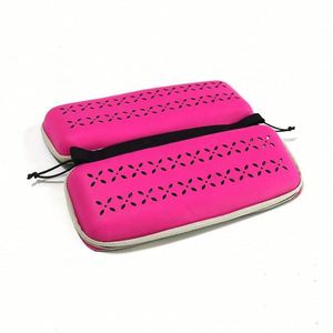 Estuche de transporte rosa de EVA para mujer, para deporte, playa, yoga, con separación de ropa seca y mojada, toalla compacta de microfibra, impermeable, organizador de viaje - Product Image 4