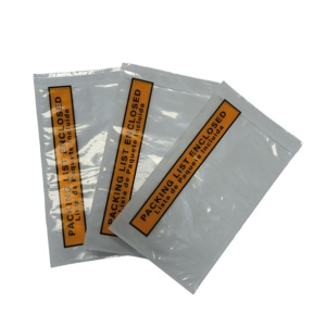 Bolsa de albarán de embalaje transparente de 4,5 "x 5,5" con lista de embalaje, bolsa de impresión cerrada, bolsa de sobre para embalaje de facturas - Product Image 1