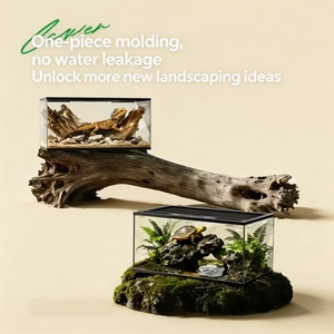 Terrarium professionnel pour reptiles, verre flotté haute transparence, cadre gris, maille respirante, double ouverture frontale pour lézards, serpents, tortues - Product Image 5