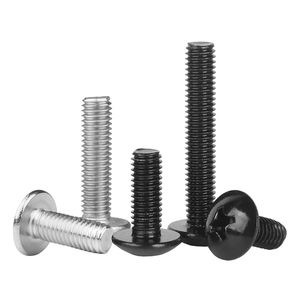 Tornillo Truss <strong>Hex</strong> Cross Pan Round <strong>Button</strong> <strong>Head</strong> Wood Chipboard <strong>Screw</strong> <strong>Machine</strong> <strong>Screw</strong> Stainless Carbon Steel OEM <strong>Screw</strong> Black 8 Days - Product Image 2