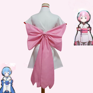 Disfraz de Kimono para Mujer de <span class=keywords><strong>Ram</strong></span> Rem Childhood <span class=keywords><strong>Re</strong></span> Zeroed Capítulo 11 - Product Image 3