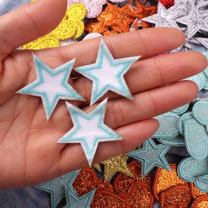 Patch thermocollant 3D brodé à paillettes, motifs Cœur, Étoile, Nœud et Nœud Diamant lumineux, pour la décoration de vêtements et sacs à main, prix de gros - Product Image 4
