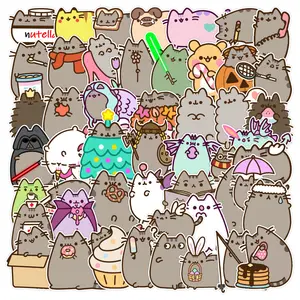 50 PC 새끼 고양이 스티커 휴대 전화 물병 여행 가방 스케이트 보드 스티커 방수 원장