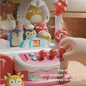 Grande machine à attraper les jouets à monnayeur en forme de <span class=keywords><strong>crocodile</strong></span> de dessin animé - Jouet interactif à pince pour œufs surprise et poupées, cadeau pour enfants - Product Image 2