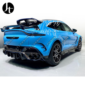 Para <span class=keywords><strong>Aston</strong></span> Martin DBX 2020 2021 <span class=keywords><strong>2022</strong></span> 2023 2024 Real M estilo fibra de carbono coche alerón trasero maletero alerón - Product Image 2