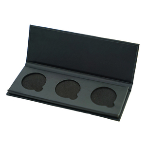 Cajas de embalaje de paleta de sombras de ojos personalizadas de 3 colores y 3 compartimentos con imán, estilo popular, para polvo cosmético y sombra de ojos - Product Image 5