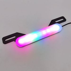 Luz LED para matrícula de motocicleta, luz trasera para actualización y mejora con efecto de destello multicolor - Product Image 2