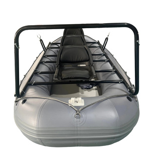 Kayak autodrainant abordable pour 5 personnes, grand modèle, radeau gonflable en PVC pour la pêche en rivière avec cadre en aluminium - Product Image 1