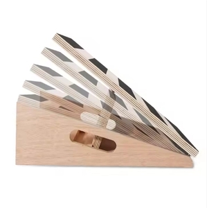 Bois de gymnastique professionnel 8 Positions réglable pied mollet civière extensible planche inclinée en bois Portable - Product Image 6