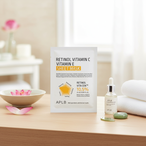 APLB Quality Facial Masks Retinol Vitamin C and Vitamin E Sheet Mask 25ml*10ea - Product Image 3