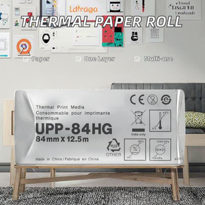 Papel Térmico Blanco de Una Capa Tipo V UP-P 110HG de la Marca XS, 110 mm x 18 m, para Impresora de Ultrasonido y Caja Registradora - Product Image 2