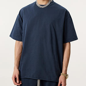 Camiseta de Hombre Personalizada, Color Sólido, 100% Algodón, Estilo Hip Hop, Casual, Manga Corta, Suave, Transpirable, Corte Regular, Ligera, para Uso Diario, Verano - Product Image 1