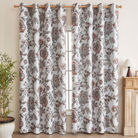 Paire de panneaux de rideaux de fenêtre à imprimé floral Collection Country Farmhouse Window Profitez du confort de votre maison, de votre salon ou de votre chambre