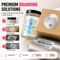 Étiquettes de produits personnalisées pour bouteilles, pots, emballages cosmétiques, autocollants en vinyle imperméables, logo personnalisé, étiquettes découpées, petit MOQ