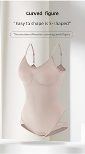 Bodysuit pakaian pembentuk pengangkat pinggul mulus korset kamisol kontrol perut Jumpsuit pakaian dalam Thong untuk wanita. - Product Image 3