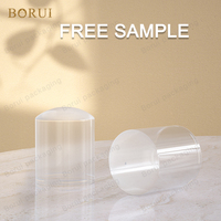 BORUI Distributeur de savon moussant en PET 40ml/50ml/80ml/100ml avec pompe à mousse, couleurs or rose/argent, pour lotion, masque facial, shampoing, poudre libre