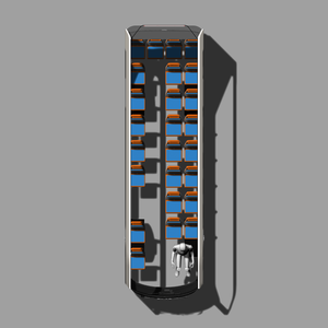 Baru 300KM <span class=keywords><strong>Bus</strong></span> <span class=keywords><strong>Mini</strong></span> listrik jarak jauh untuk transportasi umum transmisi otomatis untuk penggunaan sehari-hari - Product Image 4