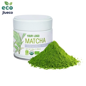Té Matcha Verde Orgánico Auténtico Longjing de Grado Ceremonial Premium, 50g, en Lata, Hecho a Mano, Marca Jiueco OEM - Product Image 1