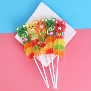 Piruletas <span class=keywords><strong>de</strong></span> Caramelo Suave con Rodajas <span class=keywords><strong>de</strong></span> Naranja Little Bear, Palitos <span class=keywords><strong>de</strong></span> Fruta <span class=keywords><strong>de</strong></span> Dibujos Animados, Piruletas para Regalos y Refrigerios para Niños - Product Image 3