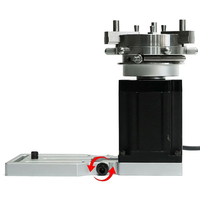 Eje Rotatorio de Anillo para Equipos Láser, Eje Rotatorio CNC para Máquina de Marcado Láser de Fibra para Metales, Herramientas de Joyería y Carga Fija