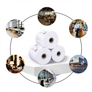 Factory Wholesale 57mm 80mm Thermal Paper Roll 80x80 Cash Register Rolls for <b>Receipt</b> <b>Printer</b> - Product Image 6