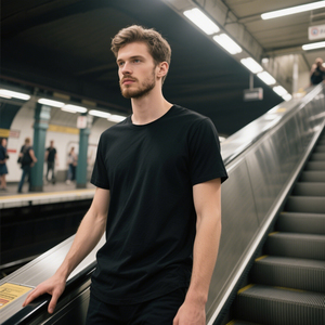 T-shirts Homme Court Oversize Personnalisables en Polyester Uni pour l'Été – Vente en Gros de Vêtements de Sport Streetwear de Haute Qualité à Prix Abordable - Product Image 1