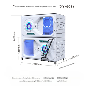 Cama Cápsula Espacial para Niños, Moderna y Elegante, para Dormir Tranquilo en el Dormitorio de Adolescentes - Product Image 4