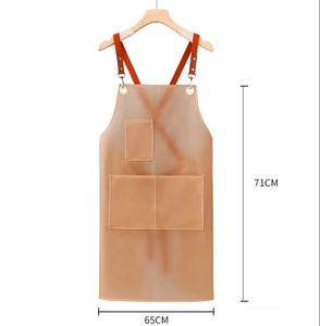 Tablier de protection transparent en TPU imperméable et résistant à l'huile, doux et durable, rose, pour salon de beauté et PMU - Product Image 5