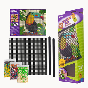 Nuovo Kit Snappix Artkal con Perline da Stirare su Tela Non Stirabile, Kit di Perline Perler per <span class=keywords><strong>Attività</strong></span> Benefiche per <span class=keywords><strong>Bambini</strong></span> - Product Image 2