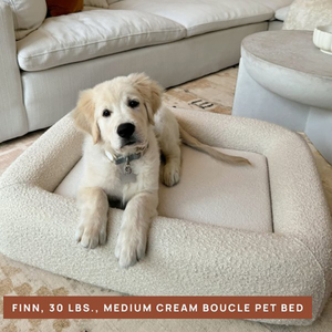 Vom Hersteller Anpassbares Orthopädisches Luxus-Hundebett aus Bouclé mit Hochdichtem Memory-Schaum, Farbe und Muster nach Wunsch - Product Image 5