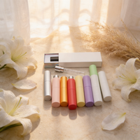 Botol Parfum Mini ABS Kosong Mewah Portabel Isi Ulang 5 ml 8 ml 10 ml dengan Kotak