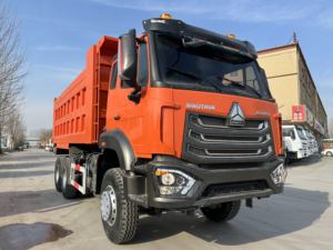 รถบรรทุกดินดีเซล Sinotruk มือสอง ขนาด 30-40 ตัน ขับเคลื่อน 6x4 รุ่น Howo NX HOHAN สำหรับงานเหมือง มีสินค้าในสต็อก - Product Image 1