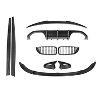 Kit aérodynamique en fibre de carbone préimprégnée pour M3 F80 : Lame avant MP, séparateurs inférieurs, jupes latérales, diffuseur arrière, spoiler M4, calandre et coques de rétroviseurs
