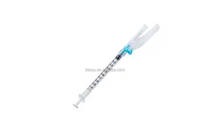 Factory Direct Supply Sterile Safety Hypodermic Needle Disposable 3 Ml Luer Lock Syringe With Safety Needle For Medical Use