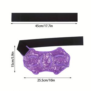 Compresa de Gel Frío/Calor Reutilizable para Tobillo, Diseño Antiderrames, Apta para Microondas, Soporte Duradero para Recuperación de Lesiones Deportivas - Product Image 1