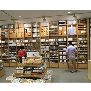 Design personnalisé mur monté en bois magasin de détail présentoir étagères pour marchandises - Product Image 4