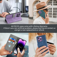 Funda protectora de cuero desmontable de TPU para Transsion Infinix Note 50s 50 Pro +, función de billetera con ranura para tarjeta antirrobo para teléfonos móviles