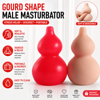 Masturbateur masculin en forme de gourde, en TPE souple, étanche, portable, jouet anti-stress à presser, nouveauté, vente en gros directe usine