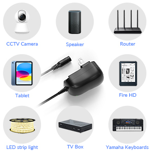 Fuente de Alimentación Conmutada Universal de 12W, Adaptador AC/DC con 8 Puntas, Garantía de 2 Años, Material ABS para Dispositivos de 3V-12V - Product Image 6