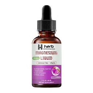 OEM/ODM Magnesium Glycinate <b>Liquid</b> Sugar FreePromotes Relaxation MuscleSleep High Potency Magnesium Glycinate - Product Image 4