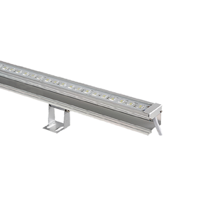 Projecteur mural linéaire LED droit 18W IP67 étanche extérieur RGB RGBW DMX Éclairage de façade en alliage d'aluminium RA90 DC24V - Product Image 1