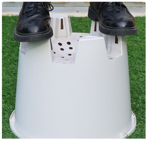 Grand pots à semis de 40 cm pour jardin intérieur/extérieur, pots <span class=keywords><strong>en</strong></span> plastique pour plantes, grands pots à bleuets, pots à fleurs - Product Image 5