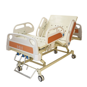 Cama de enfermería manual Jingruikang de tres funciones con estructura de acero ajustable para el cuidado en el hogar de pacientes mayores - Product Image 1