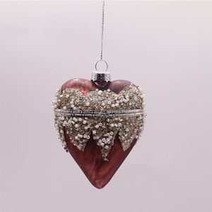 เครื่องประดับตกแต่งต้นคริสต์มาสหลากสีสันสำหรับแขวนในร่มในช่วงเทศกาลวันหยุด ทำจากแก้ว - Product Image 6