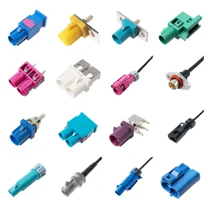 Coaxial Fakra Color-coded Waterproof Connector for Satellite Radio Signal Integrity Automotive Electronics