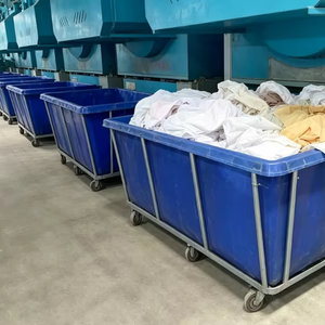 Carrito de Plástico con Estructura de Acero Inoxidable, con una Capacidad de Carga de 500-800 Kilogramos y una Capacidad de 680-1200 Litros - Product Image 1