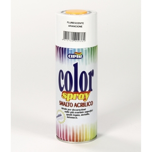 Pintura Acrílica Fluorescente Naranja CIPIR en Aerosol 400ml Hecho en Italia - Product Image 1