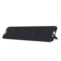 Panneau solaire portable pliable 200W HPBC ETFE, chargeur OEM ODM, fourniture d'usine pour le camping, les camping-cars, la randonnée, l'alimentation hors réseau