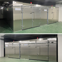 Industriële fruit- en groentedroger, PLC-gestuurd, 500kg-2000kg grotere capaciteit voor mango-droogmachine, voedseldehydrator